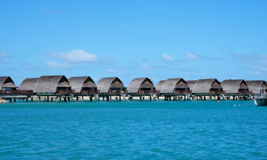 Bungalowy nad wodą w Maumee Marriott Resort na Fidżi