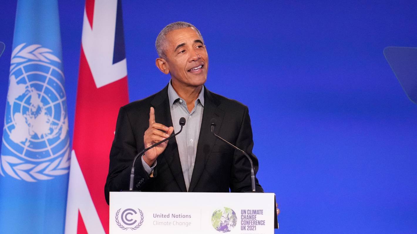 COP26: Obama wnosi nadzieję i realizm na szczyt klimatyczny