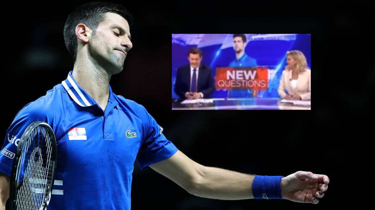 Tenis: Czytelnicy wiadomości z Channel 7 usuwają Novaka Djokovica z ujawnionego poza kanałem wideo