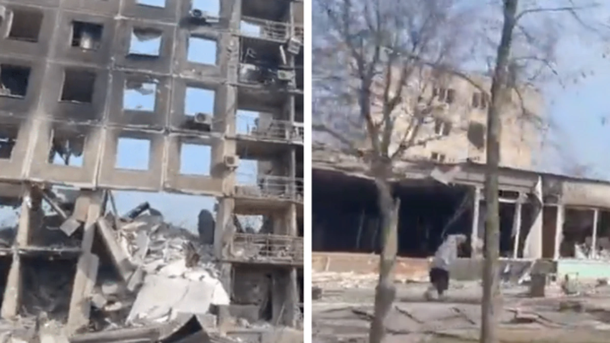 Wojna rosyjsko-ukraińska: Bolesne wideo z „sceny zamarzniętego piekła” Mariupola