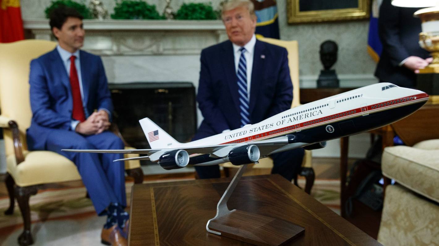 Projekt Donalda Trumpa dla Air Force One został zaniedbany