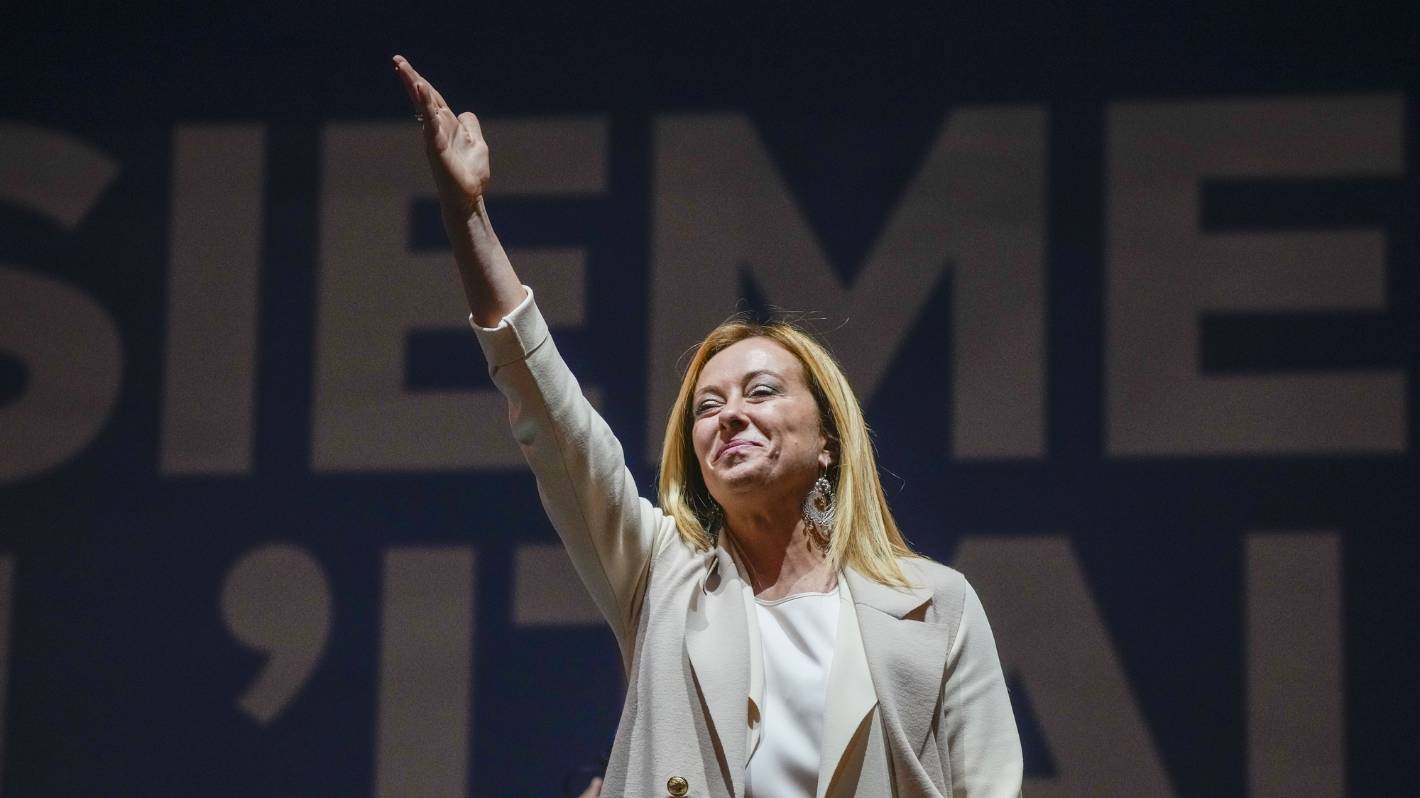 Włochy skręcają w prawo, gdy wyborcy nagradzają Giorgię Meloni