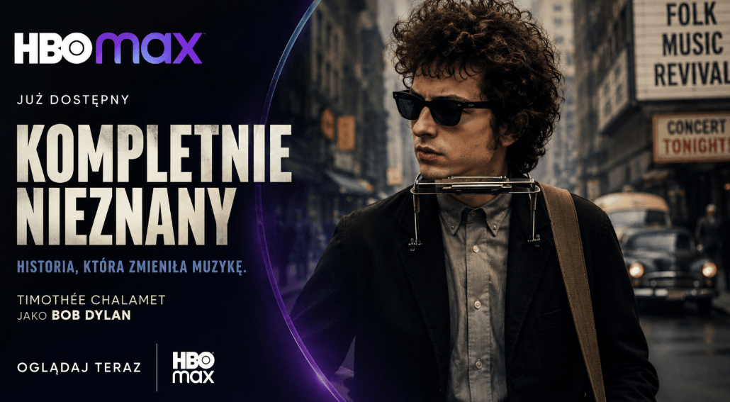 Kompletnie nieznany” trafił na HBO Max. Film o Bobie Dylanie może zdominować weekendowe seanse Kompletnie nieznany” trafił na HBO Max. Film o Bobie Dylanie może zdominować weekendowe seanse